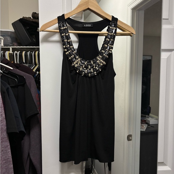 A. Byer Tops - Beaded Tank Top